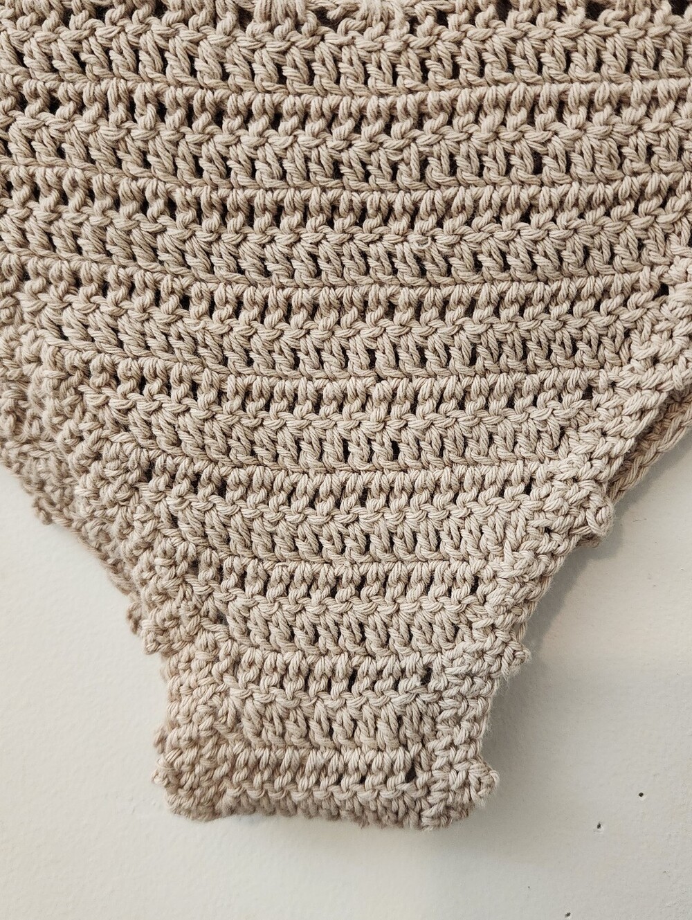 Crochet Bikini Bottoms Taupe Beige Beach Festival Boho Hippie Caribbean Islands - Picture 4 of 6